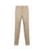 Pantalon flex homme beige gris Henbury