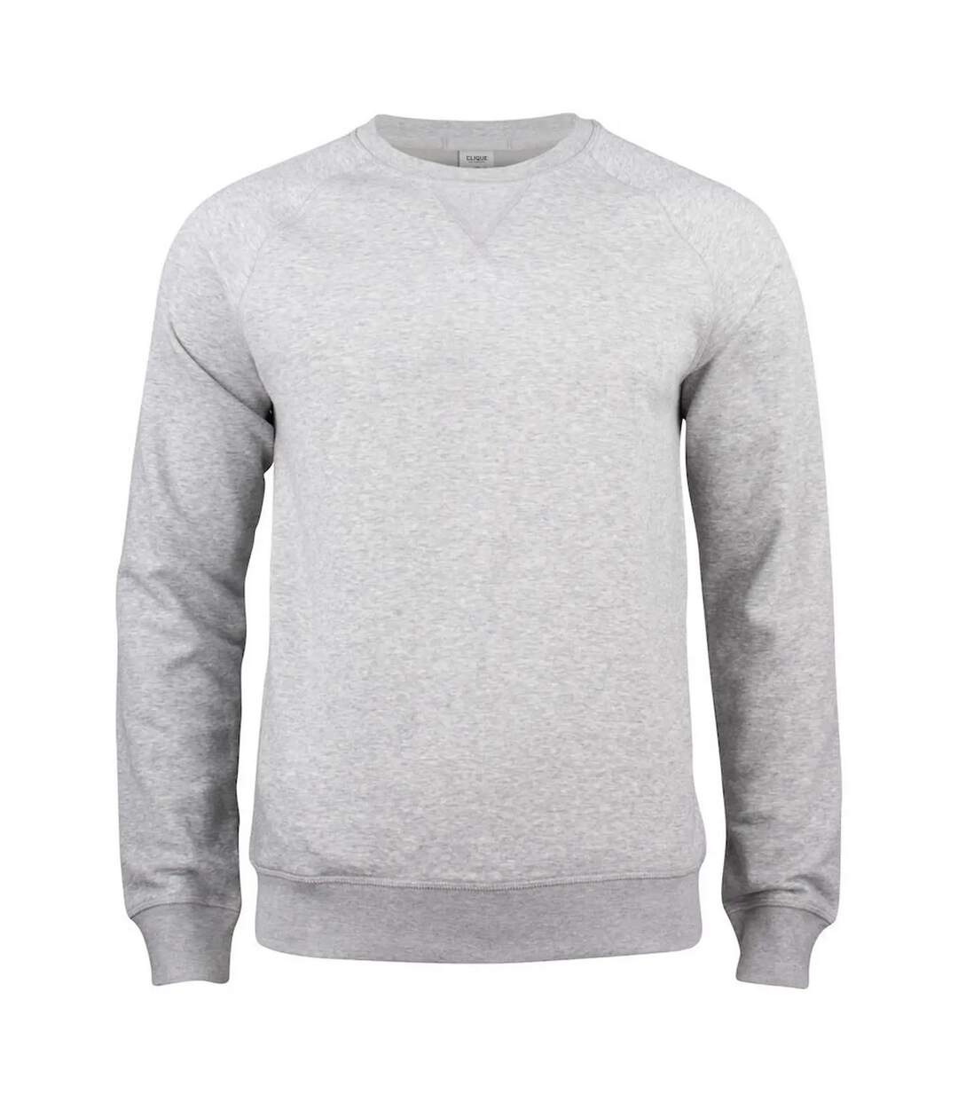 Sweat Premium Adulte Gris Chiné Clique-1