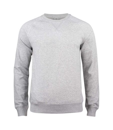 Sweat Premium Adulte Gris Chiné Clique