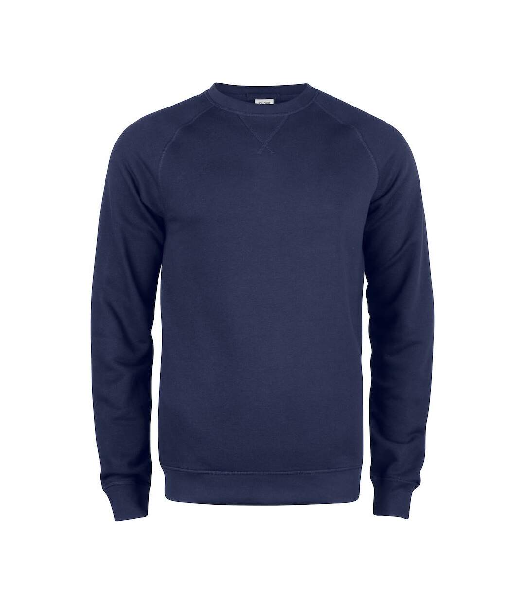 Mens Premium Round Neck Sweatshirt Dark Navy Clique-1