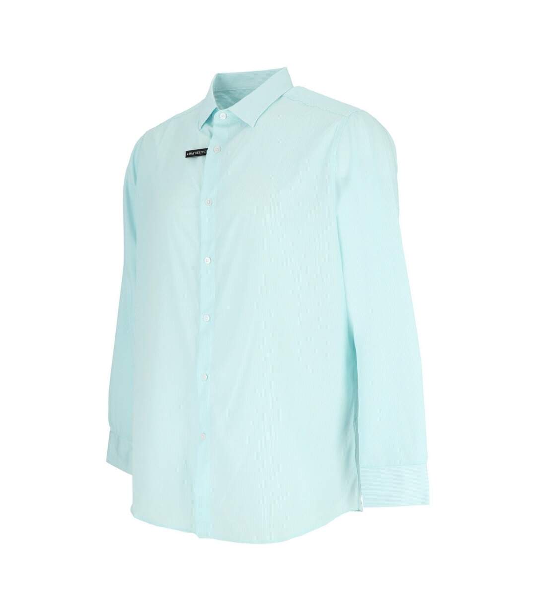 Mens Stripe Long-sleeved Shirt White Light Green Scotch And Soda-3