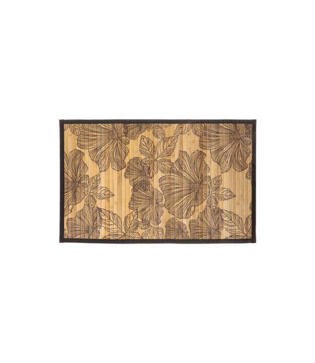 Tapis de Salle de Bain Blackflora 50x80cm Beige-1