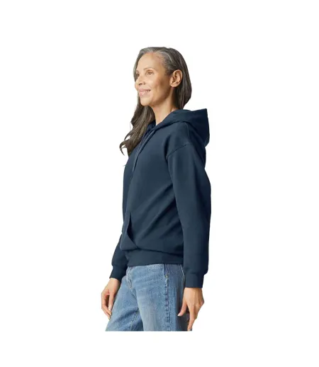 Unisex Adult Softstyle Plain Midweight Hoodie Blue Dusk Gildan