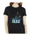 Disney Femme/Ladies The Little Mermaid Besties Cotton Boyfriend T-Shirt (Noir) - UTBI31107-3