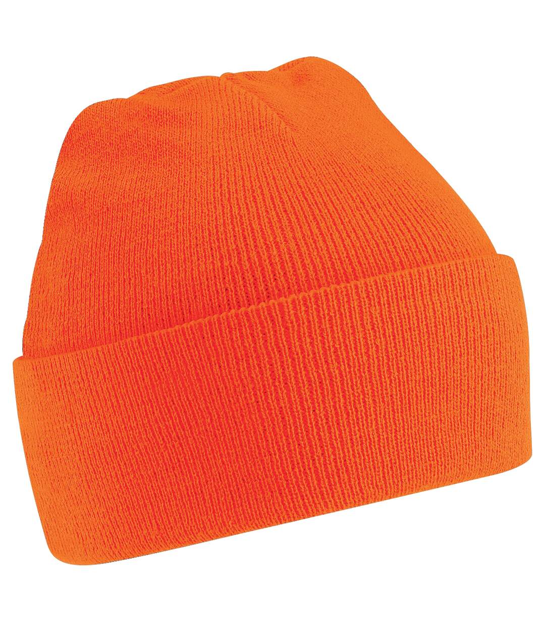 Bonnet tricoté unisexe orange Beechfield