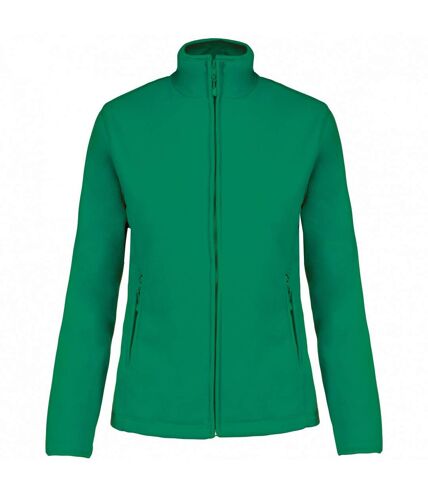 Womens/ladies maureen microfleece jacket kelly green Kariban