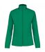 Womens/ladies maureen microfleece jacket kelly green Kariban