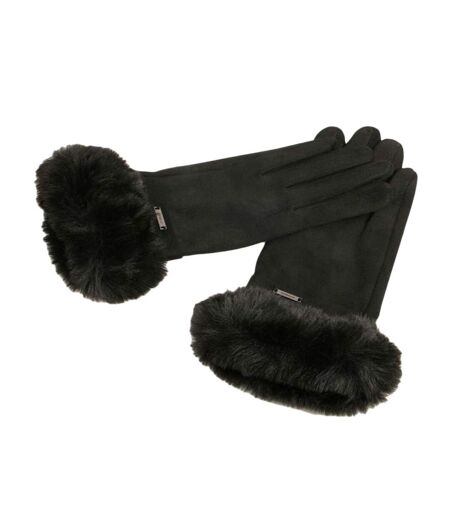 Gants noirs femme morgan 5gfur1