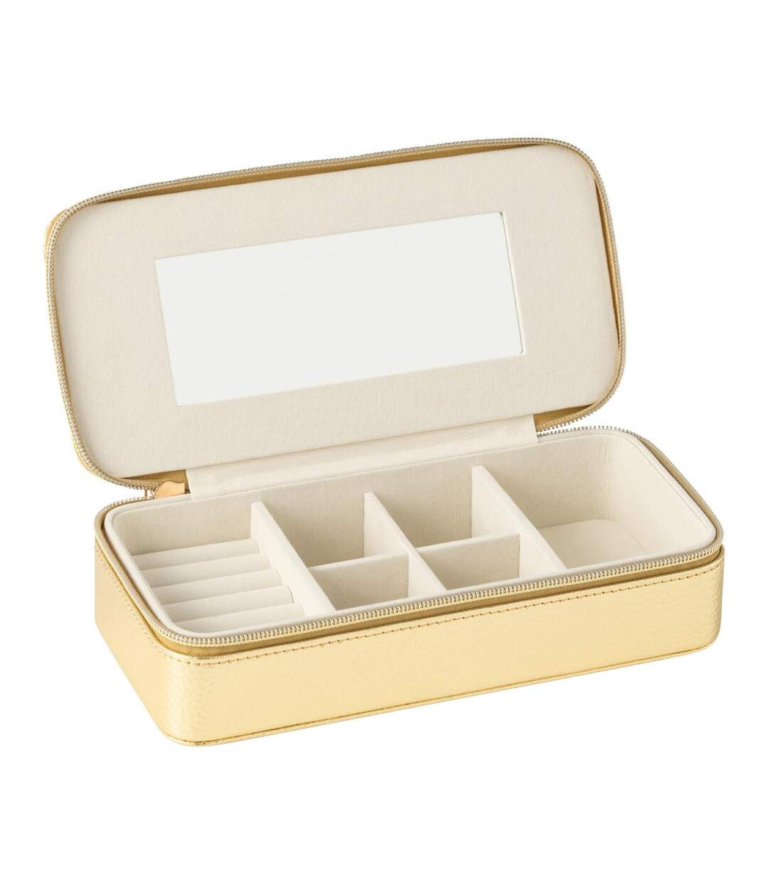 Boîte à Bijoux Avec Miroir Ericka 24cm Or-2