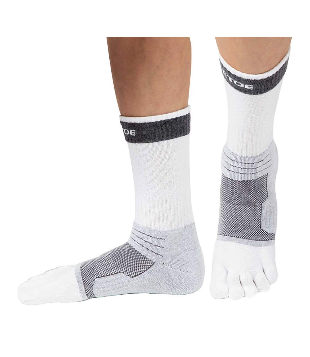 TOETOE - Unisex Tennis Breathable Ankle Toe Socks-2