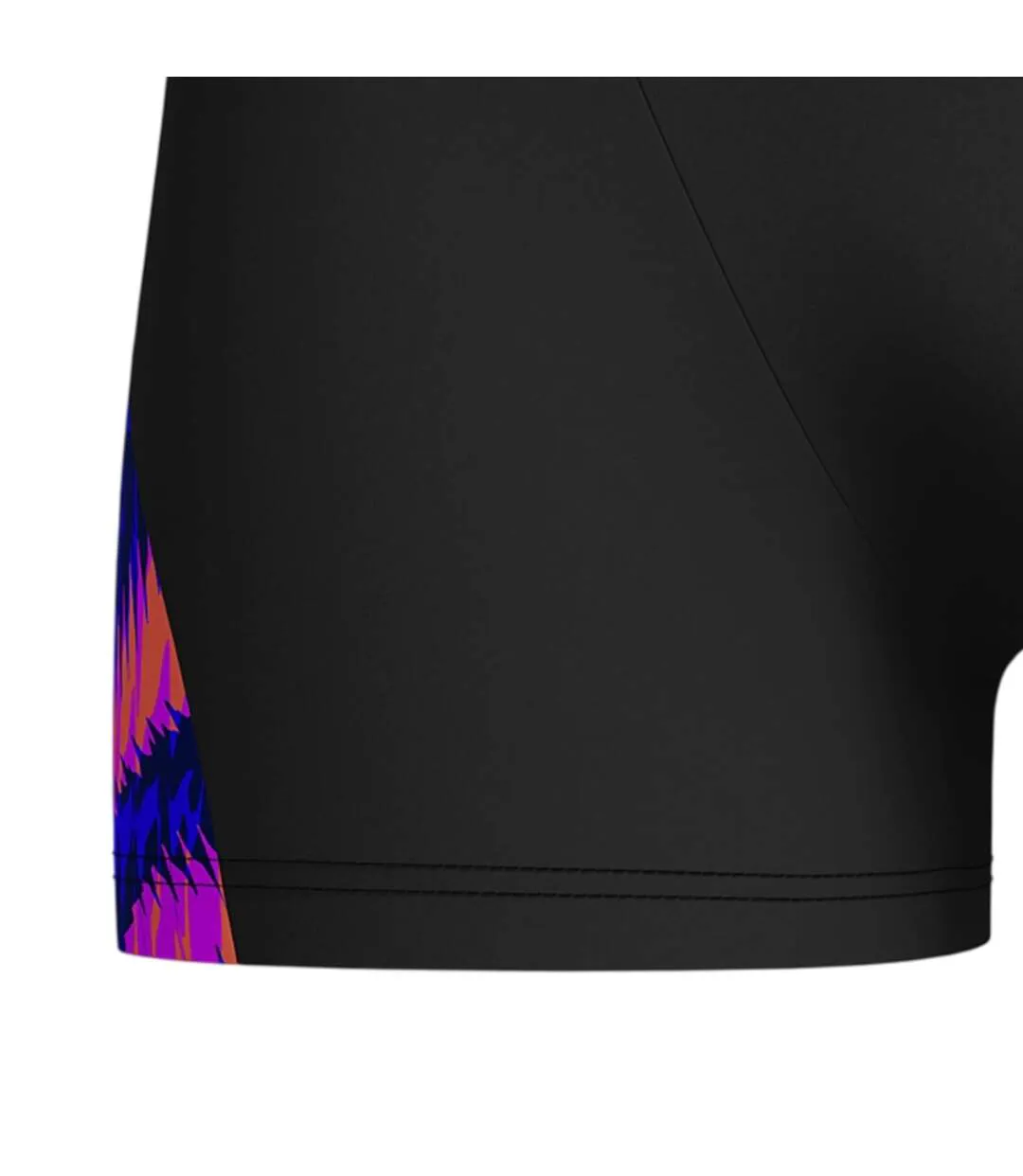 Mens Digital Print All-over Print Swim Shorts Black Multicoloured Speedo-3