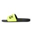 Mens Aryeh Logo Sliders Neon Black Boss-2