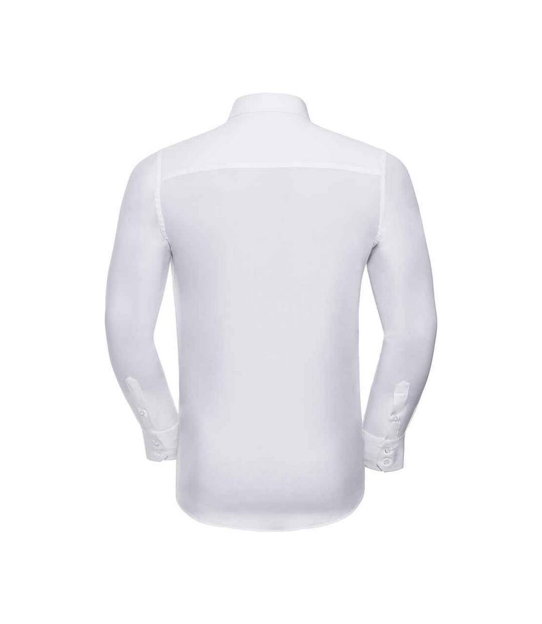 Chemise Manches Longues Homme Blanc Russell Collection-2