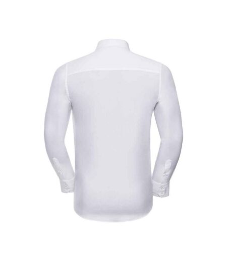 Chemise Manches Longues Homme Blanc Russell Collection