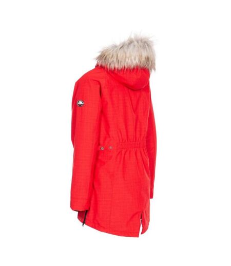 Trespass Womens/Ladies Caption Waterproof Parka (Red) - UTTP5228