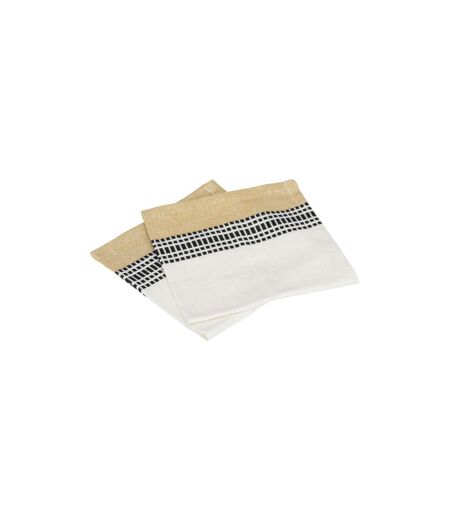 Lot de 2 Serviettes de Table Dolly 40cm Ocre