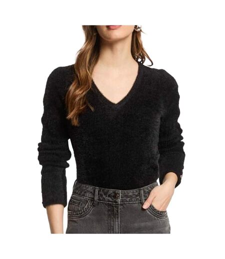 Pull noir femme morgan moove