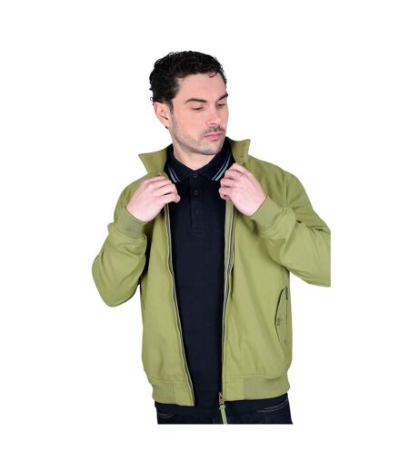 Sweat À Capuche Motif/style Cible Homme Olive Lambretta