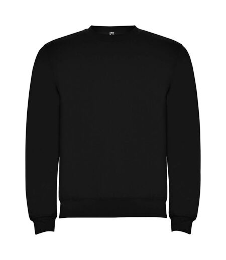 Sweat clasica adulte noir uni Roly