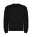 Sweat clasica adulte noir uni Roly