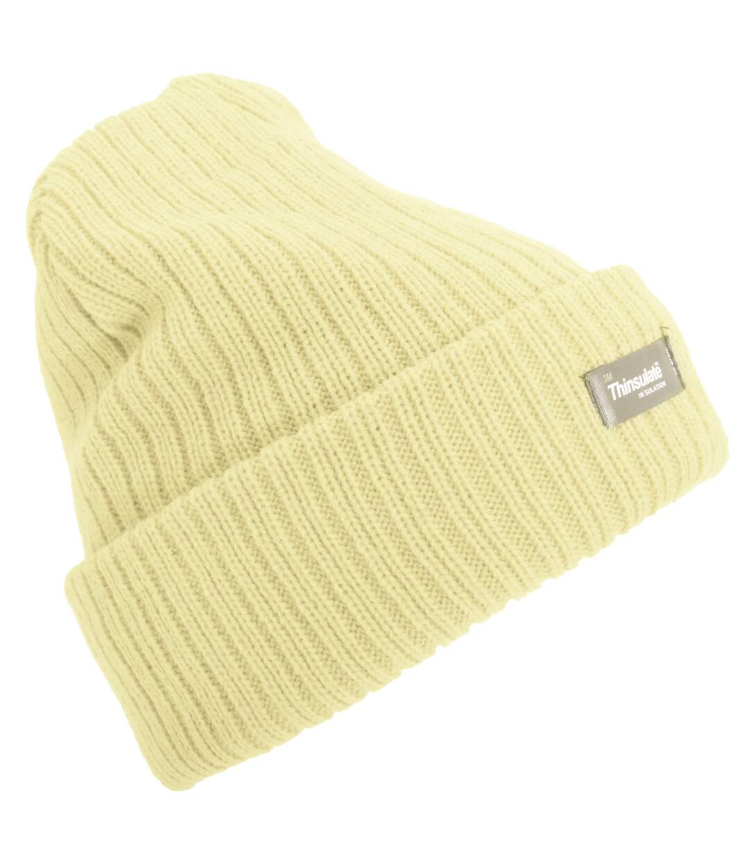 Floso Womens/Ladies Rib Knit Thinsulate Winter Hat (Cream) - UTHA511