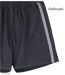 Short homme CHALLENGER 8L noir gris : le short en coton ultra-confortable spécial moisson-4