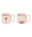 Coffret 2 Mugs Sunshine 36cl Beige-1