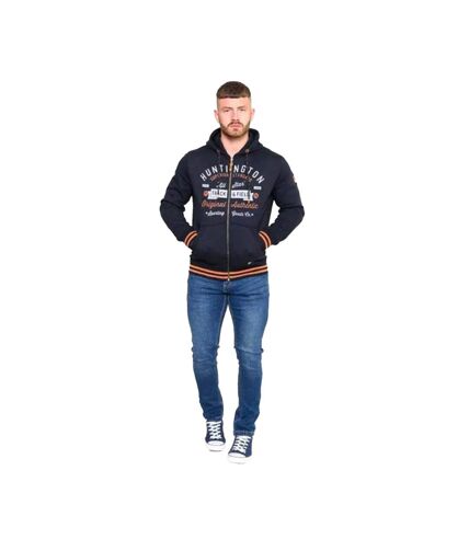 Veste à capuche d555 flanders homme bleu marine Duke