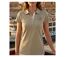 Polo MAYFLOWER LEONOR3 beige en maille piquée : le chic intemporel-1