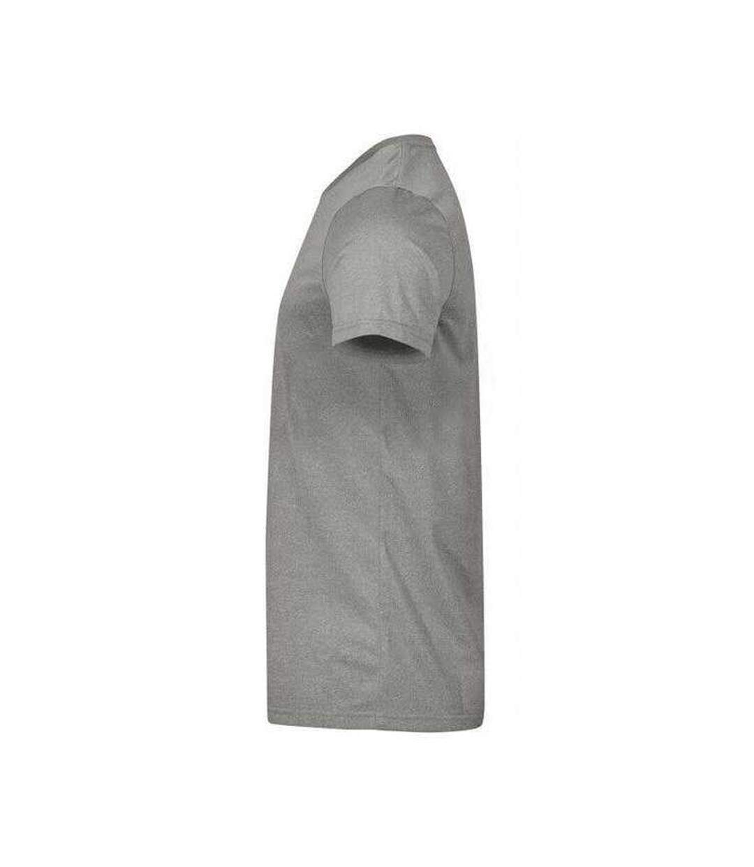 T-shirt Basic Active Homme Gris Chiné Clique-3