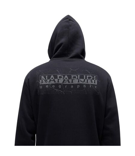 Sweat À Capuche Motif/style Logo Albula Homme Noir Napapijri