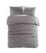 Parure de Lit 3 Pièces Carla 240x220cm Gris-1