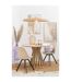 Tapis Déco Peau de Vache 195x230cm Beige-2