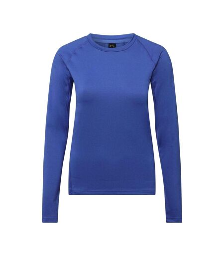 T-shirt Manches Longues Techfit Femme Bleu Vif Adidas