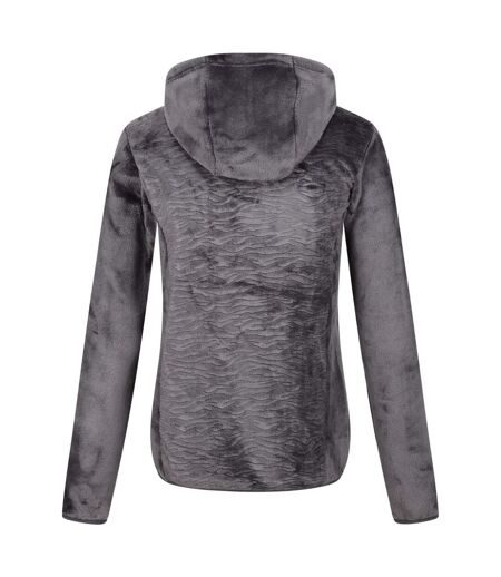 Regatta Womens/Ladies Julissa III Fluffy Full Zip Fleece Jacket (Seal Grey) - UTRG9049