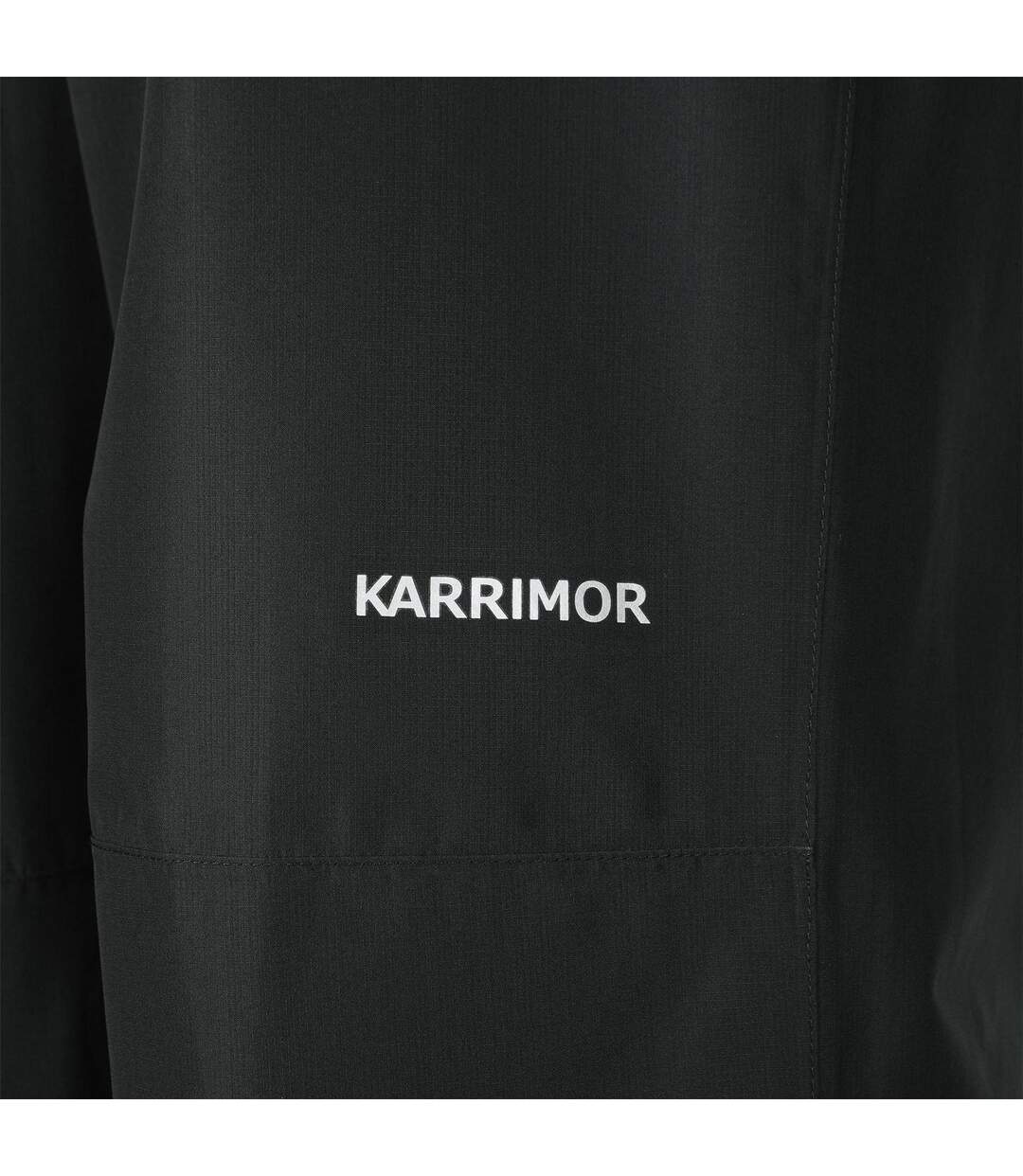 Mens Water Resistant Zipped Trousers Black Karrimor-3