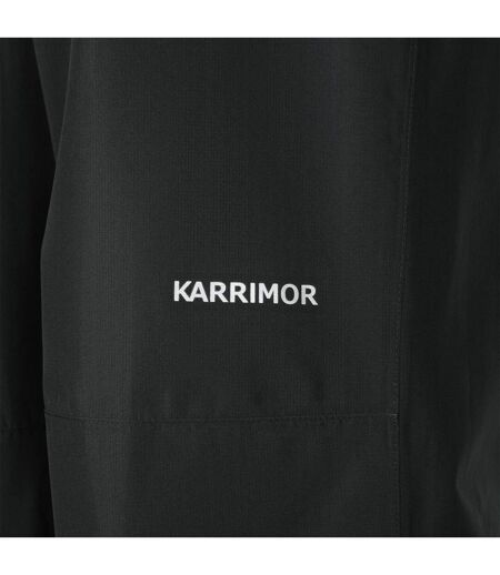 Mens Water Resistant Zipped Trousers Black Karrimor