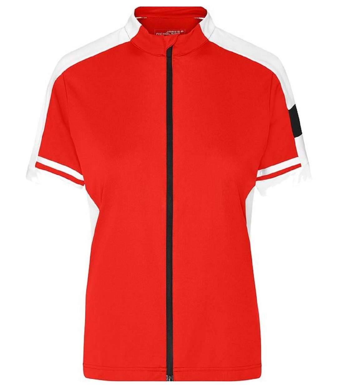 maillot cycliste zippé FEMME JN453 - rouge-1