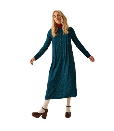 Robe Orla Kiely Femme Bleu Regatta