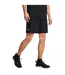 Mens Elasticated Waist Loose Fit Shorts Black Under Armour-2