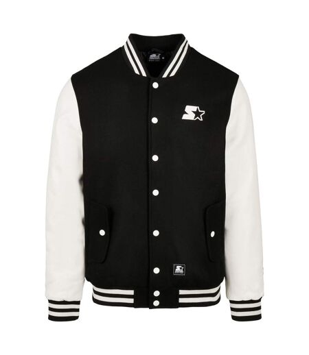Blouson D´université Homme Noir Blanc Starter Black Label