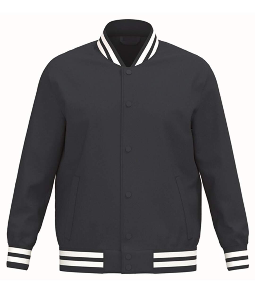 Veste teddy rembourrée - Unisexe - PAT618 - bleu marine-1