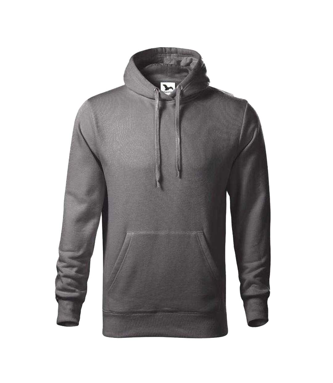 Sweat À Capuche Cape Homme Gris Foncé Malfini-1