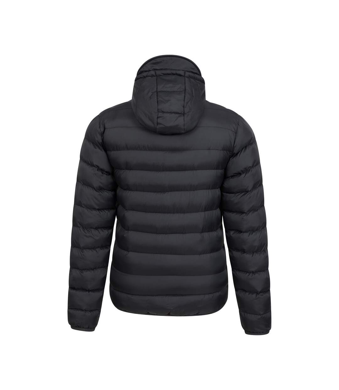 Mens Link Padded Jacket Jet Black Mountain Warehouse-2