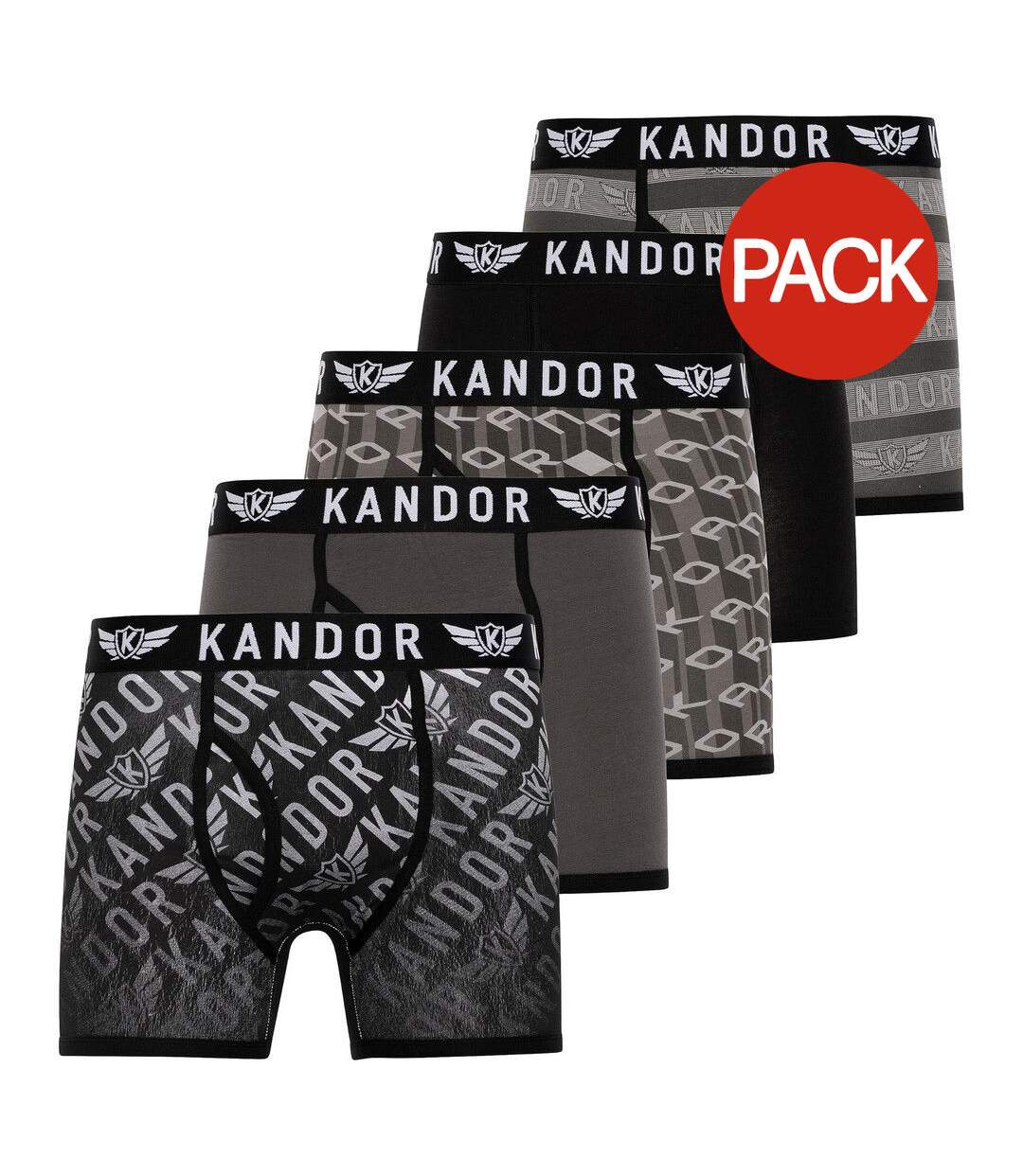 Boxers lingo homme noir Kandor-1