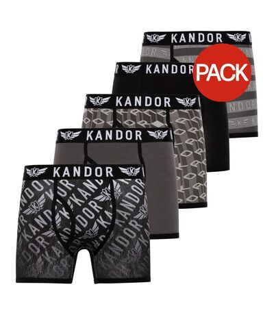 Boxers lingo homme noir Kandor