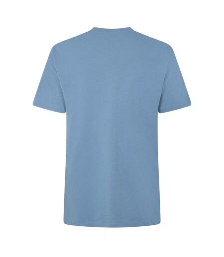 Mens Plain Cotton T-shirt China Blue Armani Exchange