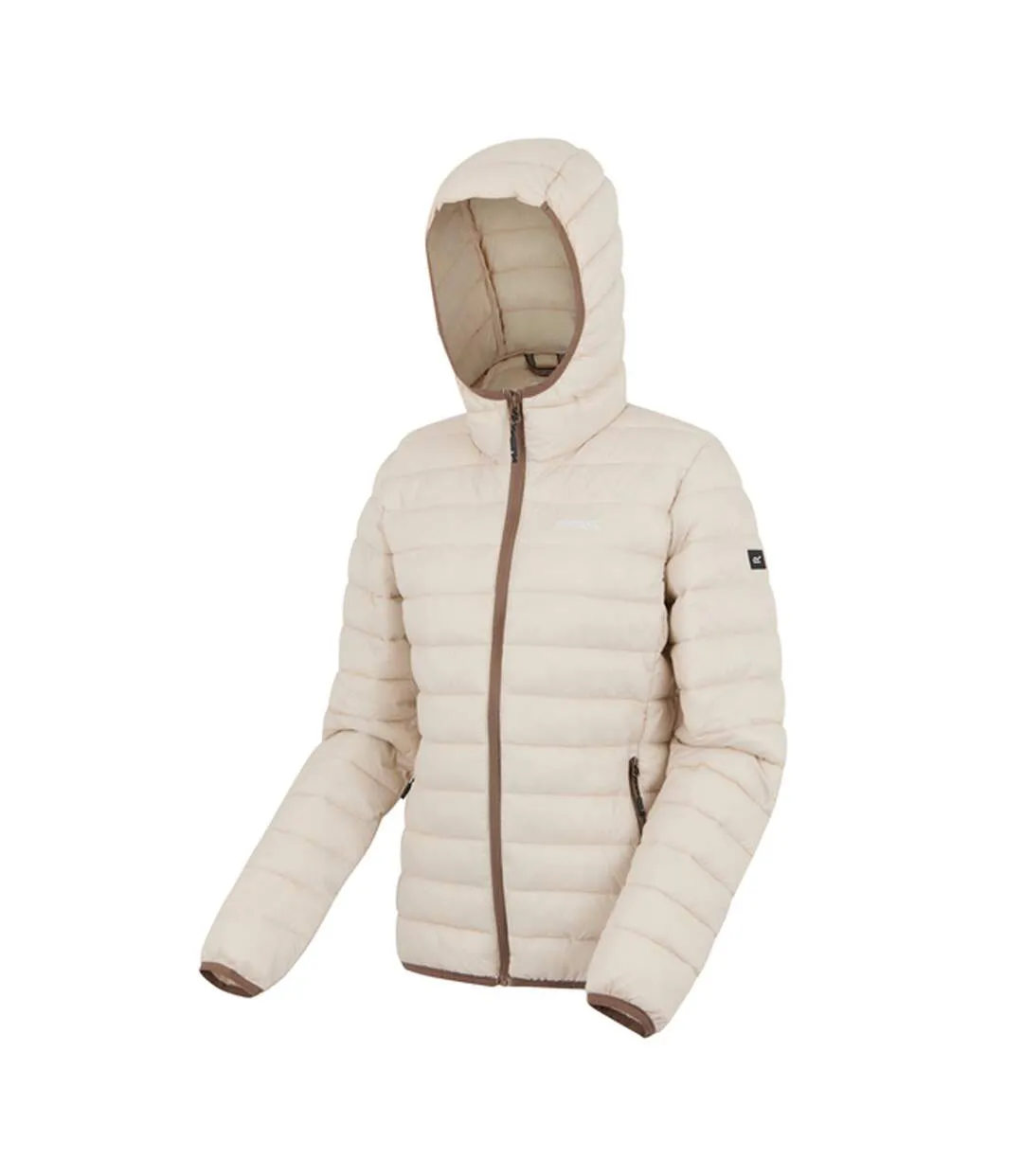 Womens/ladies Marizion Hooded Padded Jacket Perfectly Pale Regatta-4