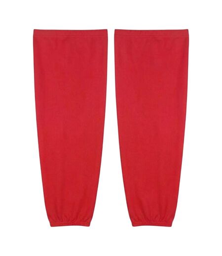 Chaussettes De Hockey Flex Adulte Rouge Blanc Bauer