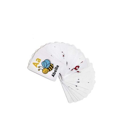 Jeu de Cartes Educatives Mots 12cm Blanc